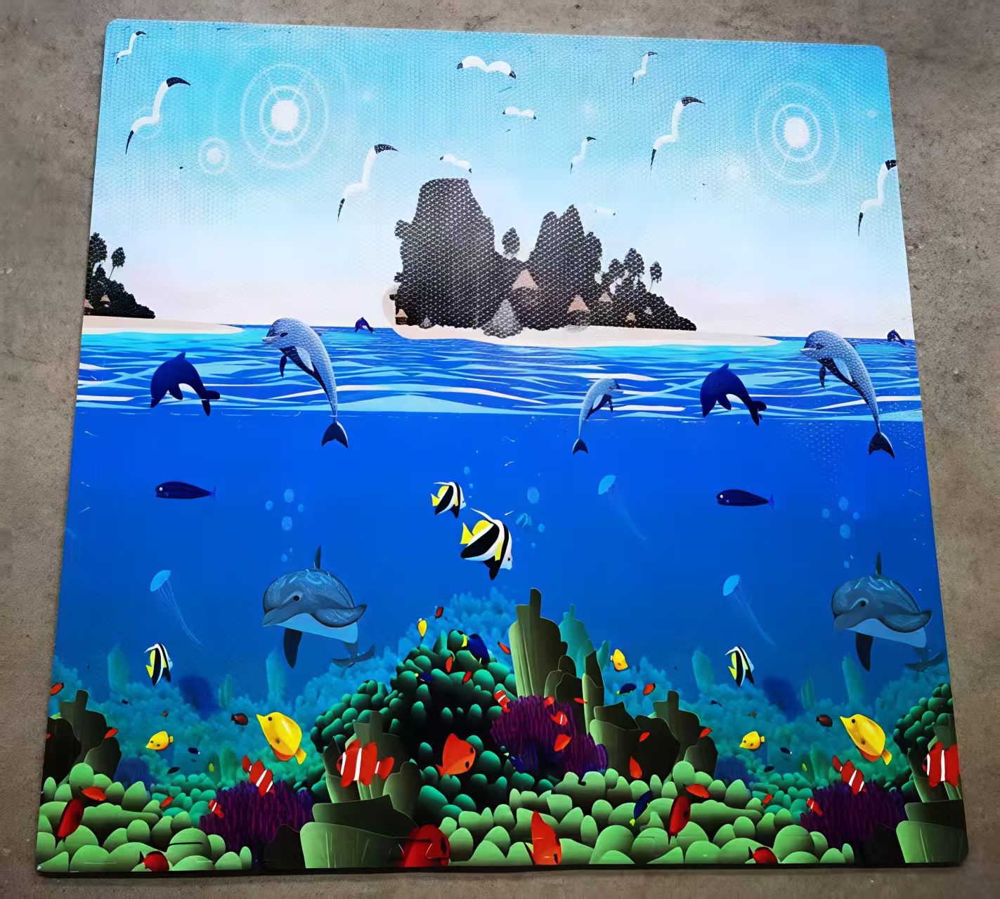 海洋主题爬行垫